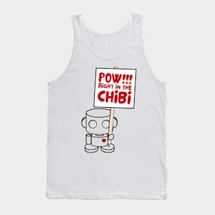 O'BOT Toy Robot (POW!!! Right in the Chibi) Tank Top